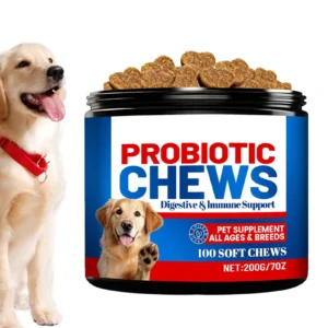 Pet Health Chews 200g Healthy Treats Natural Skin Care Digestive Care Dog Supplements for After Meal Seasonal Changes Food